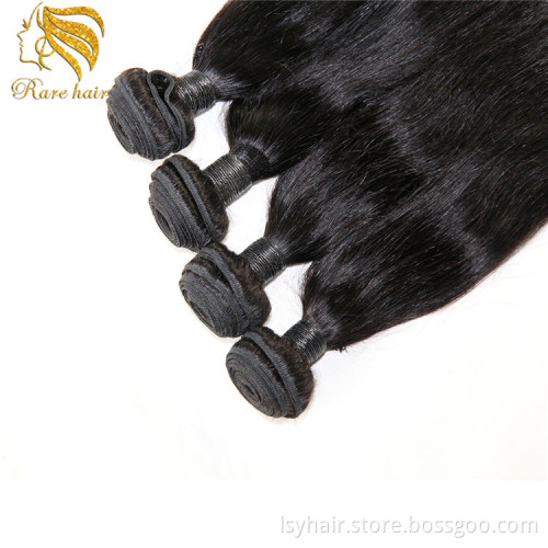 High Quality 100 Natural Hair Weft Virgin Brazilian Hair Weave Hair Silky Straight 10 to 40 Inch Wholesale Deal Weaving
